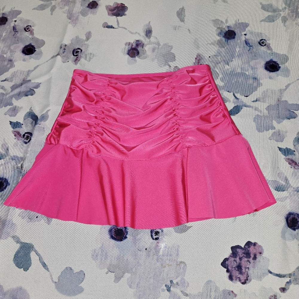 Pink Swim Skirt, Small